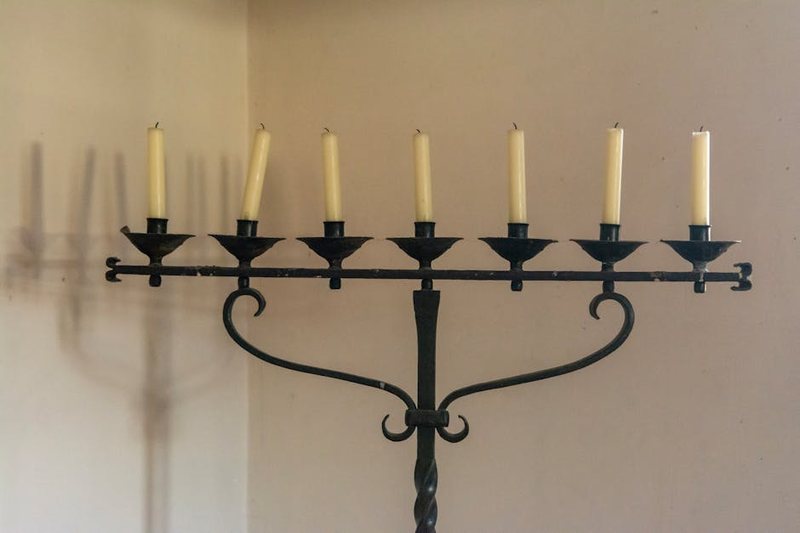 Rose Gold Candle Holder Set